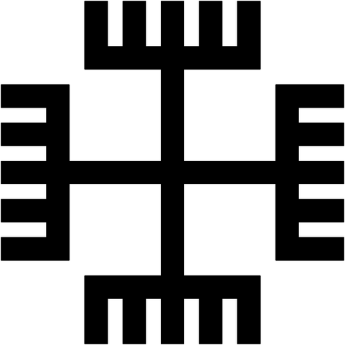HÃ¤nde von Gott-Vektor-symbol