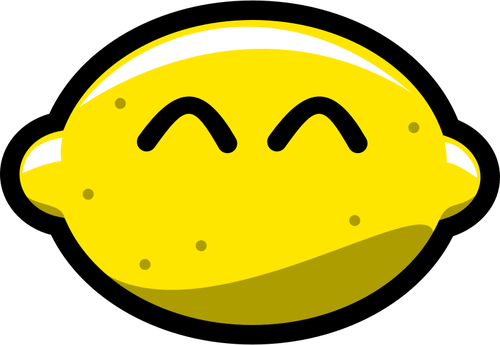Vectorillustratie voor lemon glimlachen bij u