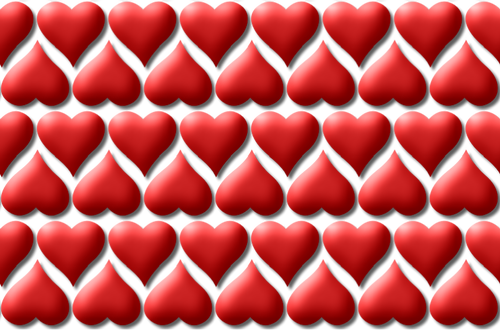 Hjerte mÃ¸nster vektor illustrasjon