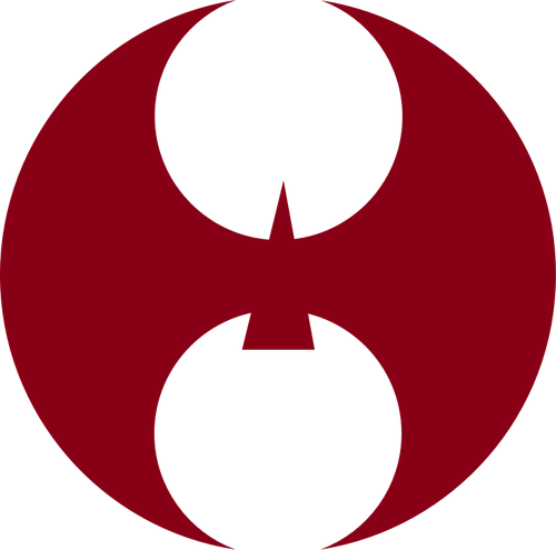 Hiyoshi capÃ­tulo emblema vetor clip-art
