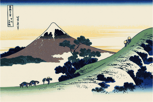Vektor image av Fuji-fjellet