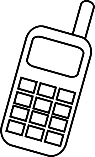 TÃ©lÃ©phone mobile icÃ´ne vector clipart