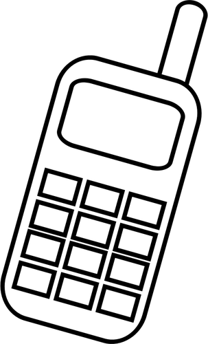 Telefone mÃ³vel Ã­cone vector clip-art