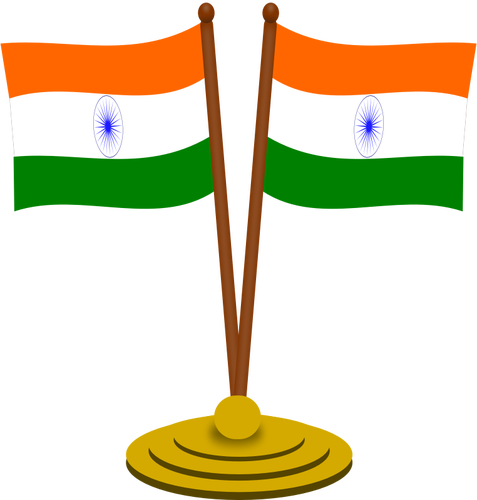Vector bandeiras indiano