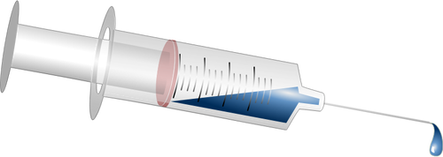 Medische injectie vector afbeelding
