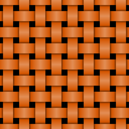 Orange knitted pattern