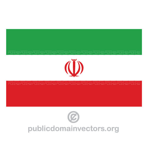 Iraniano vector bandeira