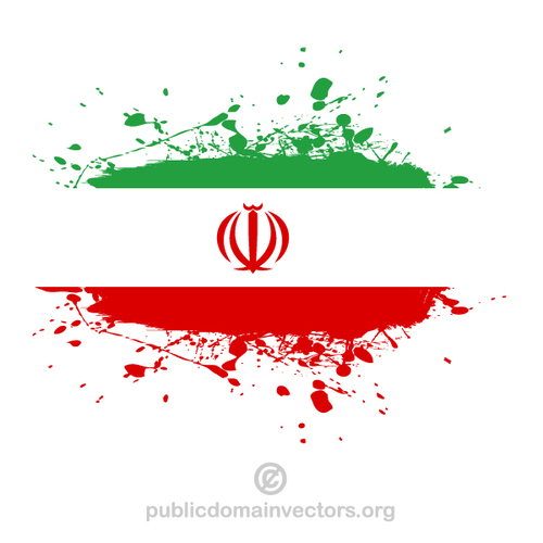 Bandera iranÃ­ grÃ¡ficos vectoriales