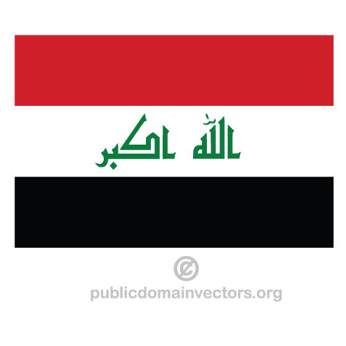 Iraquiano vector bandeira