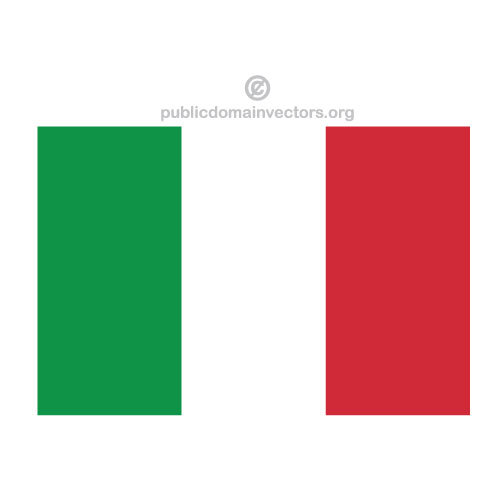 ItalskÃ© vektor vlajka