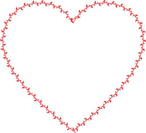 Bilde av et rÃ¸dt hjerte for Valentine