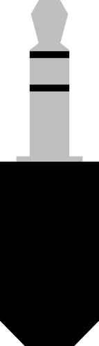 Audio plug vector image