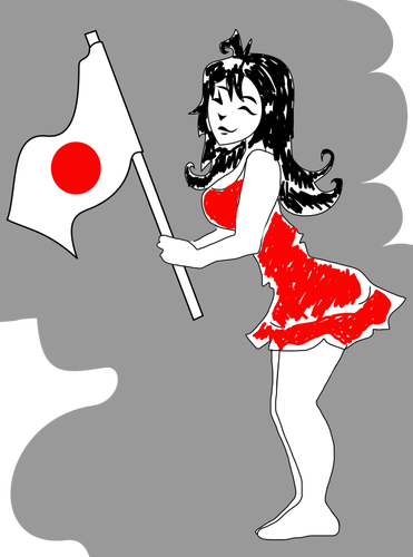 Japanska cheerleader bild