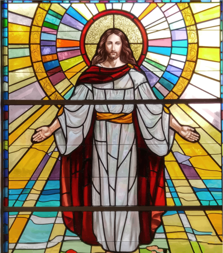 Jesus Stained Glass