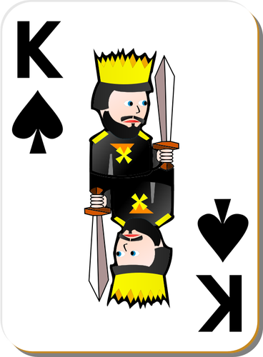 King of Spades iskambil vektÃ¶r gÃ¶rÃ¼ntÃ¼