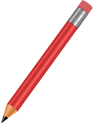 Pensil merah vektor gambar