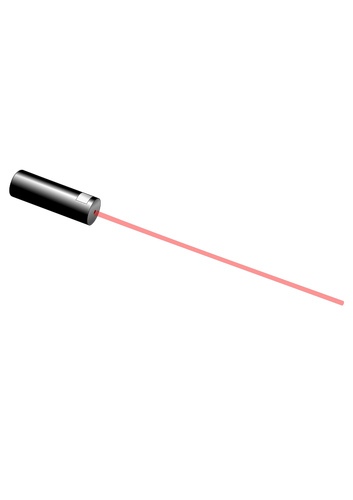 Clip-art vector de laser de diodo de potÃªncia mÃ©dia embalado para um banco Ã³ptico