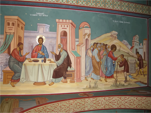 IlustraÃ§Ã£o em vetor pintura patriarca latino de JerusalÃ©m