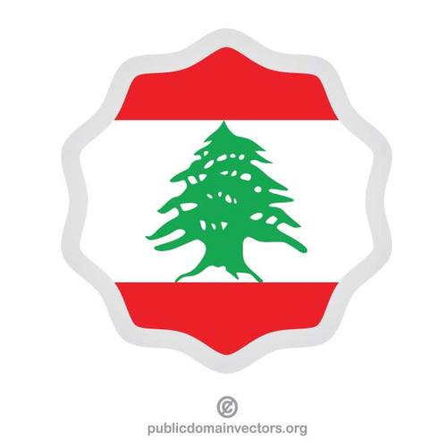 Simbolo di bandiera del Libano