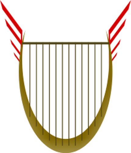 Lyre instrumentu muzycznego ikona