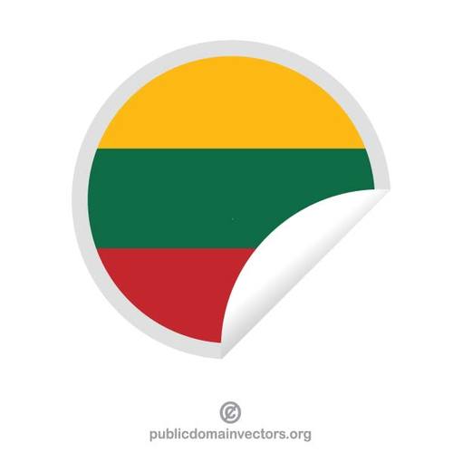 Litvanya bayraÄŸÄ± etiket