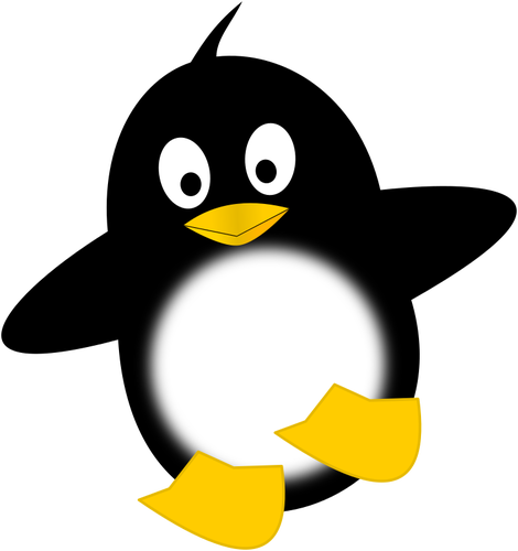 Weinig grappige Pinguin