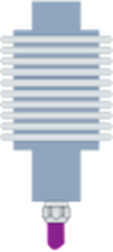 Illustrazione vettoriale di cella di carico