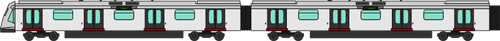 Immagine di vettore di linea ferroviaria