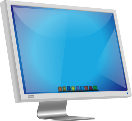Mac LCD vektorovÃ½ obrÃ¡zek