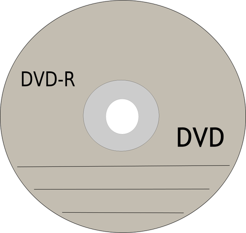 DVD rekaman disc vektor