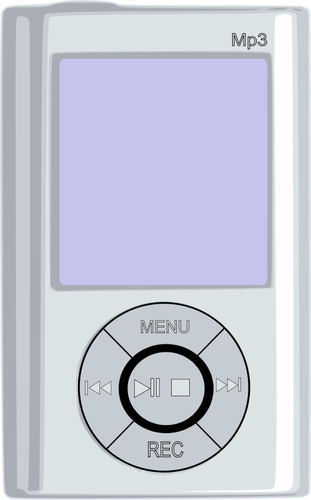 MP3 spilleren vector illustrasjon