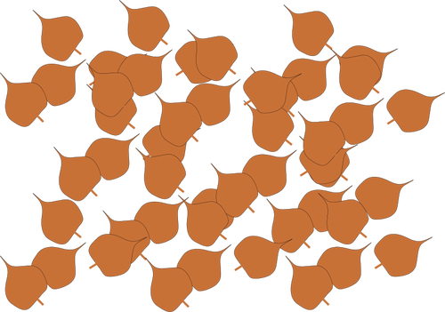 Illustrazione vettoriale di foglie d
