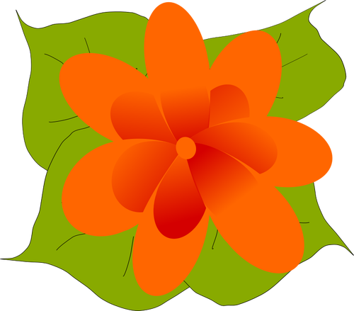 IlustraÅ£ie de vector floare