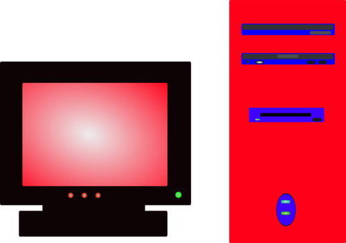 Persondator vektorbild