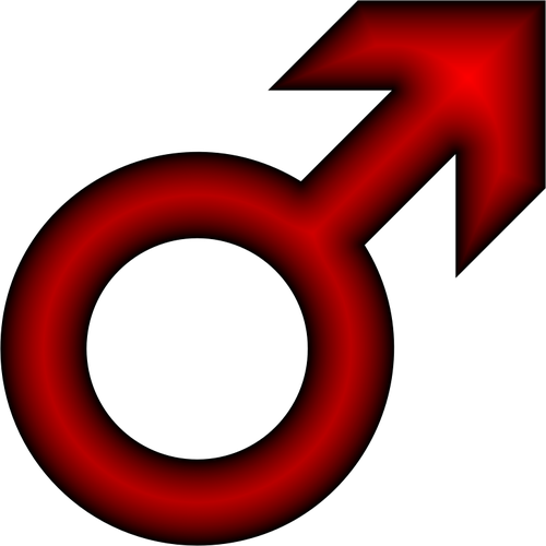 Mannlige symbol vektor image