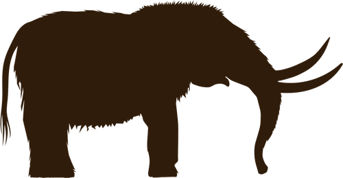 Mastodon silhouette
