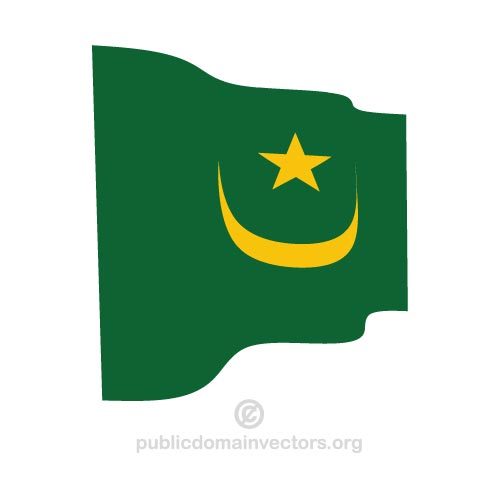 VlajÃ­cÃ­ vlajka MauritÃ¡nie