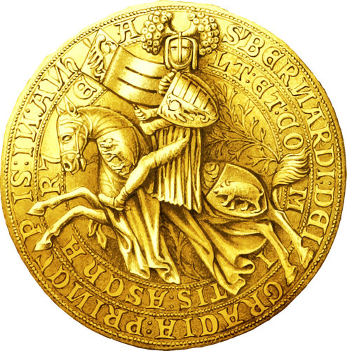 Medieval coin design
