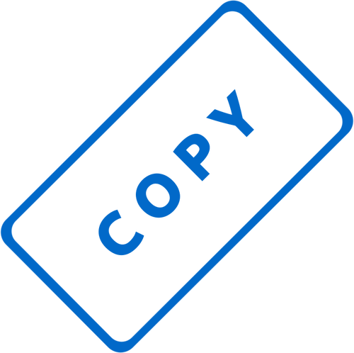 Copy Stamp Vector