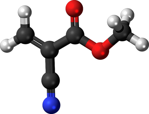 Image 3D dâ€™une molÃ©cule chimique