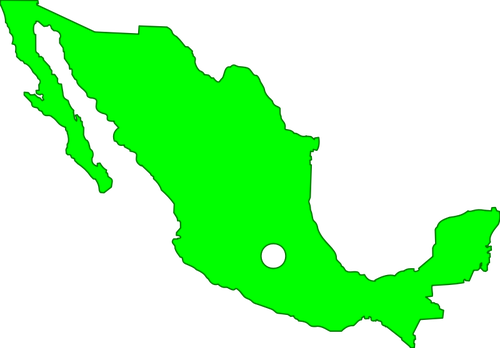 Mapa de contorno de MÃ©xico