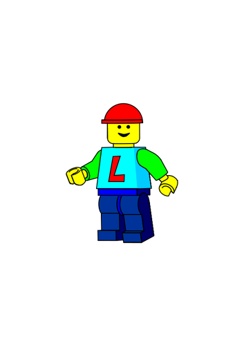 Lego minifigure vektÃ¶r gÃ¶rÃ¼ntÃ¼