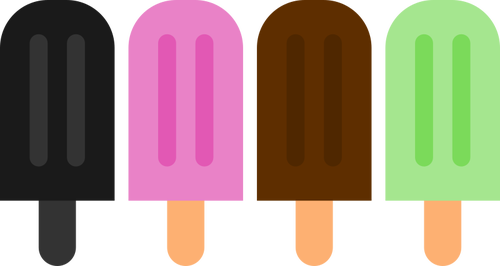 Colorful popsicles