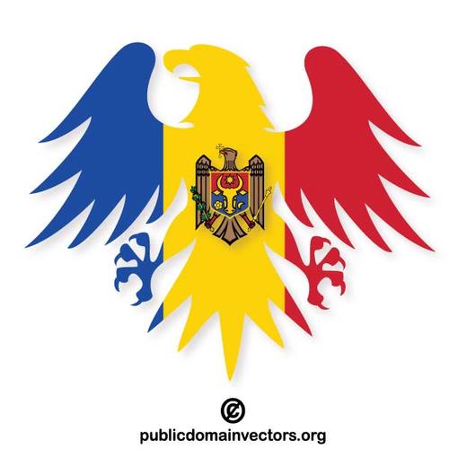 Moldova bayraÄŸÄ± ile kret