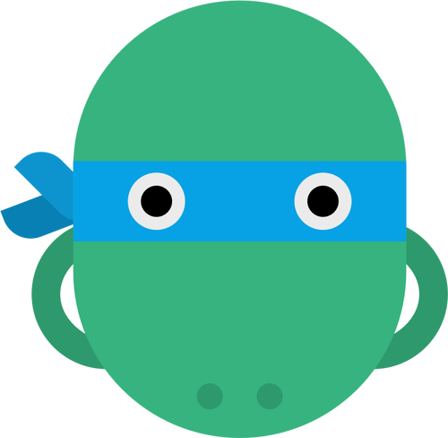 Ninja Turtle Kopf