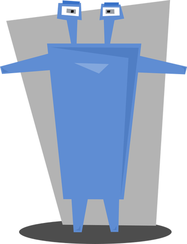 Blue robot image