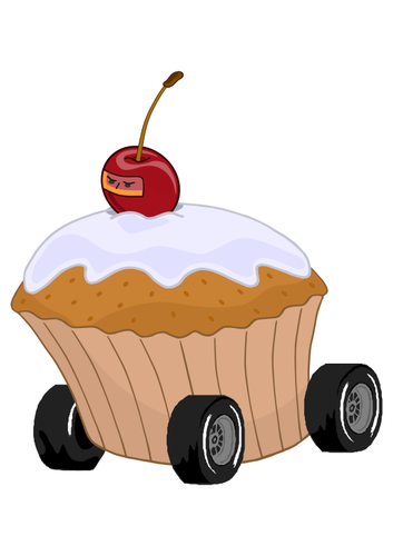 Muffin con ruedas