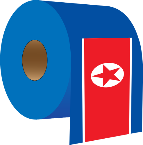 SevernÃ­ Korea toalety zpoplatnÄ›nÃ© vektorovÃ© grafiky