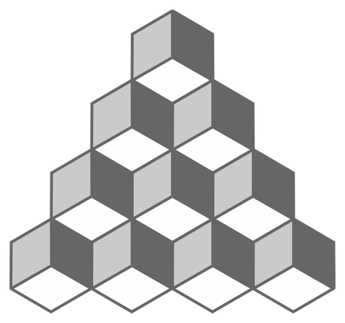 Neckers kub illusion ClipArt