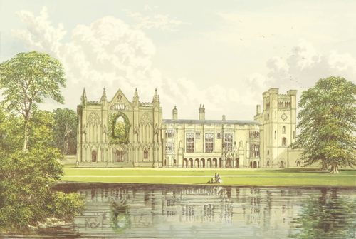 Imagen vectorial de Newstead Abbey